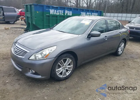 2013 Infiniti G37X z USA, uszkodzony, nr VIN JN1CV6AR8DM350038